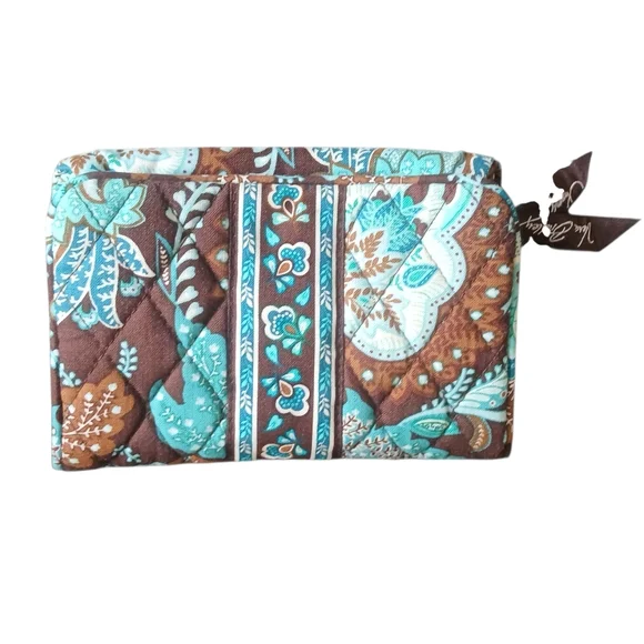 Vera Bradley- NWOT Turquoise and Brown Floral Wallet - Picture 11 of 13